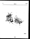 ICE DOOR, DISPENSER AND WATER TANK Diagram and Parts List for RS249NCD0  Frigidaire Refrigerator