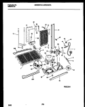 SYSTEM AND AUTOMATIC DEFROST PARTS Diagram and Parts List for MRS24WRADO  Frigidaire Refrigerator