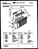 CABINET PARTS Diagram and Parts List for MH205G1QA  Kelvinator Air Conditioner