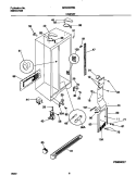 CABINET Diagram and Parts List for MRS22WNGD0  Frigidaire Refrigerator