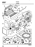 ICE MAKER Diagram and Parts List for FRT21ILRGW0  Frigidaire Refrigerator