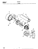 MOTOR Diagram and Parts List for GDE336RBS1  Gibson Dryer