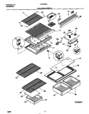 Part Location Diagram of 218366105 Frigidaire TRIM-SHELF