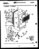 SYSTEM AND AUTOMATIC DEFROST PARTS Diagram and Parts List for TSK140EN3T  Kelvinator Refrigerator
