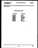 CHEST FREEZER PARTS Diagram and Parts List for FC268LTW5  Frigidaire Freezer