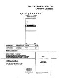 COVER Diagram and Parts List for FLXG42MRES3  Frigidaire Washer Dryer Combo