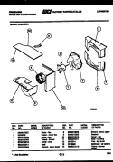 AIR HANDLING PARTS Diagram and Parts List for AR25NS5N1  Frigidaire Air Conditioner
