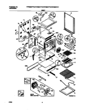 BODY Diagram and Parts List for FEF389CFTD  Frigidaire Range