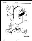 SYSTEM AND AUTOMATIC DEFROST PARTS Diagram and Parts List for MRT18CNBY0  Frigidaire Refrigerator