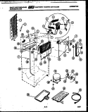 SYSTEM AND AUTOMATIC DEFROST PARTS Diagram and Parts List for RT190GCF5  Frigidaire Refrigerator