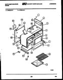 BODY PARTS Diagram and Parts List for GF625LD1  Frigidaire Range