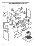 BODY Diagram and Parts List for TGF355BHWC  Tappan Range