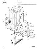 CABINET Diagram and Parts List for GRS26ZRHW1  Gibson Refrigerator