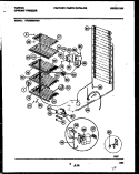 SYSTEM AND ELECTRICAL PARTS Diagram and Parts List for TFU09M4AW3  Tappan Freezer