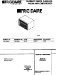 COVER Diagram and Parts List for FAS183S2A3  Frigidaire Air Conditioner