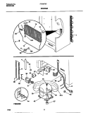 SYSTEM Diagram and Parts List for FFU20F9CW2  Frigidaire Freezer