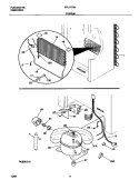 SYSTEM Diagram and Parts List for FFU17F9HW1  Frigidaire Freezer
