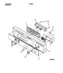 CONSOLE PAGE Diagram and Parts List for F71C663BD0  Frigidaire Dishwasher