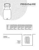 COVER Diagram and Parts List for FFDI502CMS0  Frigidaire Food Waste Disposer
