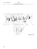 RECOMMENDED SPARE PARTS Diagram and Parts List for FAK085R7V13  Frigidaire Air Conditioner