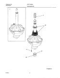 TRANSMISSION Diagram and Parts List for GWT1149AS0  Gibson Washer