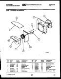 AIR HANDLING PARTS Diagram and Parts List for AR10ME5N2  Frigidaire Air Conditioner
