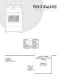 COVER Diagram and Parts List for FGEF3041KFH  Frigidaire Range