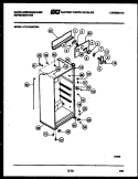 CABINET PARTS Diagram and Parts List for RTG174GCH3A  Frigidaire Refrigerator