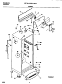 CABINET Diagram and Parts List for GRT18ISJHD0  Gibson Refrigerator