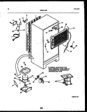 SYSTEM AND AUTOMATIC DEFROST PARTS Diagram and Parts List for RT196PLD0  Frigidaire Refrigerator