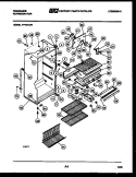 CABINET PARTS Diagram and Parts List for FP18TLH1  Frigidaire Refrigerator