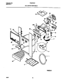ICE & WATER DISPENSER Diagram and Parts List for FRS22WNCD5  Frigidaire Refrigerator
