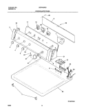 CONTROLS / TOP PANEL Diagram and Parts List for GGR442AS3  Gibson Dryer