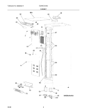 CABINET Diagram and Parts List for EI24WC75HS0  Electrolux Wine and Beverage Cooler