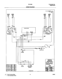 WIRING DIAGRAM Diagram and Parts List for FEF326ABC  Frigidaire Range