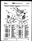 POWER CONTROL Diagram and Parts List for 57-2709-10-05  Tappan Microwave Oven Combo