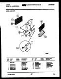 ELECTRICAL PARTS Diagram and Parts List for AL05A2RYA  Gibson Air Conditioner