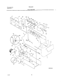 ICE CONTAINER Diagram and Parts List for FRS24ZRHB5  Frigidaire Refrigerator