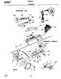 CONTROLS Diagram and Parts List for FRS26ZRGW4  Frigidaire Refrigerator