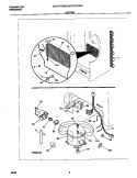 SYSTEM Diagram and Parts List for GFU17F7GW0  Gibson Freezer