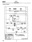 WIRING DIAGRAM Diagram and Parts List for FED353CCWC  Frigidaire Range
