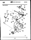 BURNER, MANIFOLD AND GAS CONTROL Diagram and Parts List for 30-3979-00-07  Tappan Range