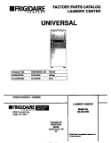 COVER Diagram and Parts List for MLXE42REW0  Frigidaire Washer Dryer Combo