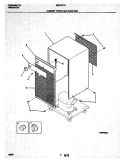 CABINET FRONT AND WRAPPER Diagram and Parts List for MDH50TN1  Frigidaire Dehumidifier
