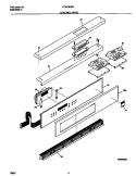 CONTROL PANEL Diagram and Parts List for FEB798WCCF  Frigidaire Wall Oven