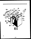 COMPRESSOR PARTS Diagram and Parts List for AH153K2A1  Frigidaire Air Conditioner