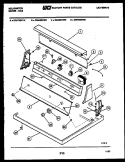 CONSOLE AND CONTROL PARTS Diagram and Parts List for DGA700F1W  Kelvinator Dryer