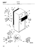 SYSTEM Diagram and Parts List for FRT21PRHD6  Frigidaire Refrigerator