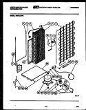 SYSTEM AND AUTOMATIC DEFROST PARTS Diagram and Parts List for RS249JCD2  Frigidaire Refrigerator