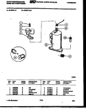 COMPRESSOR PARTS Diagram and Parts List for AL097L1A3  Frigidaire Air Conditioner